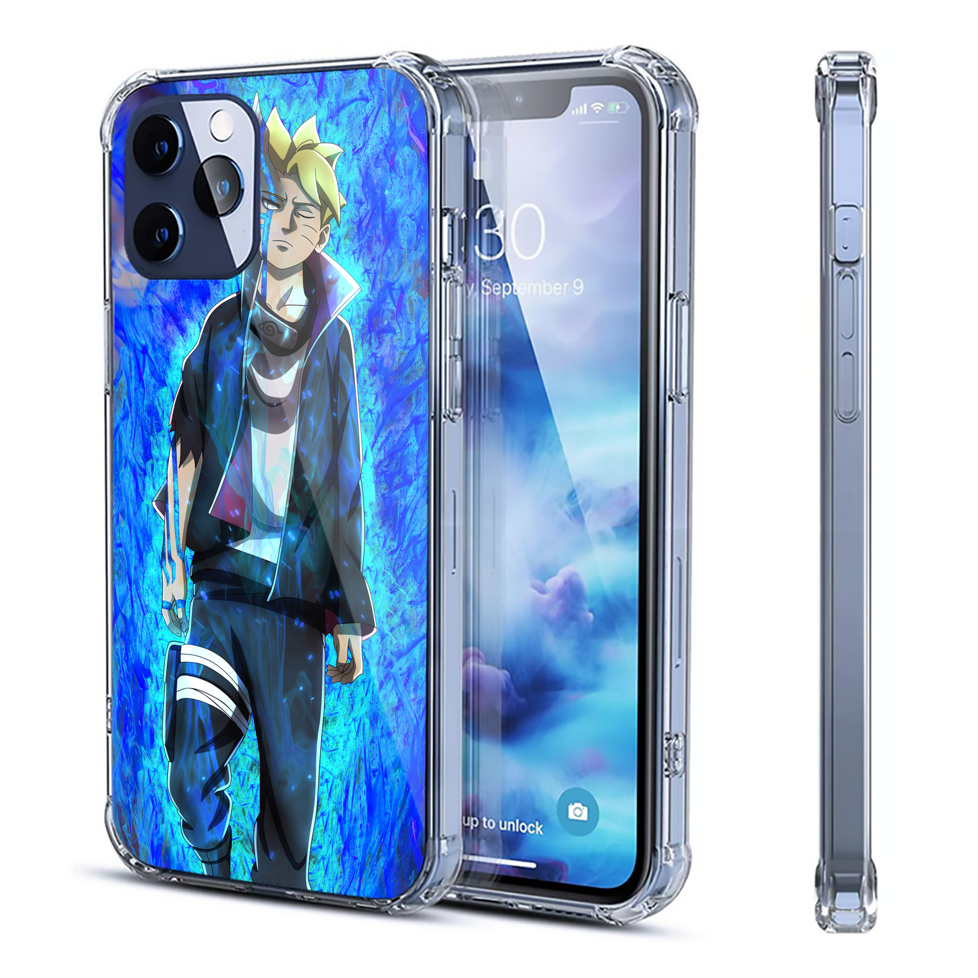 （画像用） NARUTO -ナルト- NARUTO -ナルト- 疾風伝 【iPhone 12シリーズ対応】透明スマホケース（クリアソフトケース）